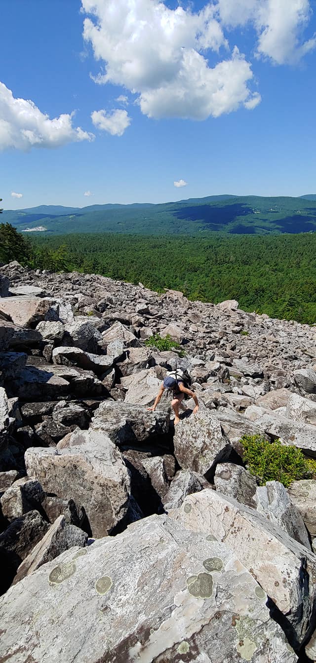 The White Rocks Ice Bed Trail in VT is the coolest hike